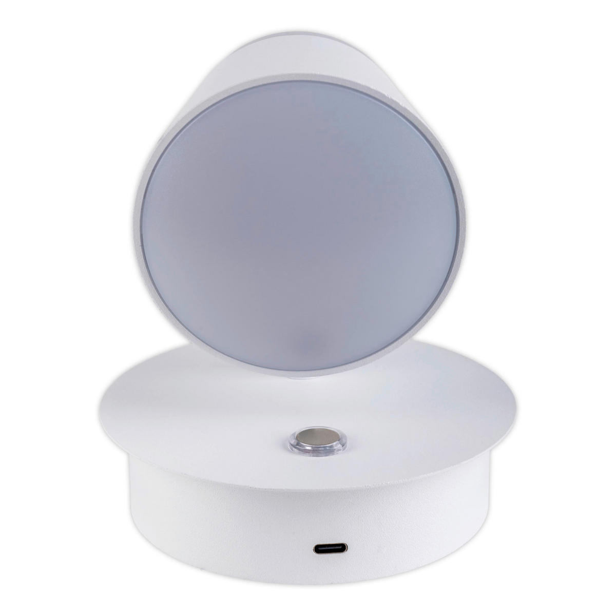 Näve Leuchten LED-Wandleuchte weiß Metall Kunststoff B/H/T: ca. 12x12x14,5 cm TONDO - weiß (12,00/12,00/14,50cm) - Näve Leuchten