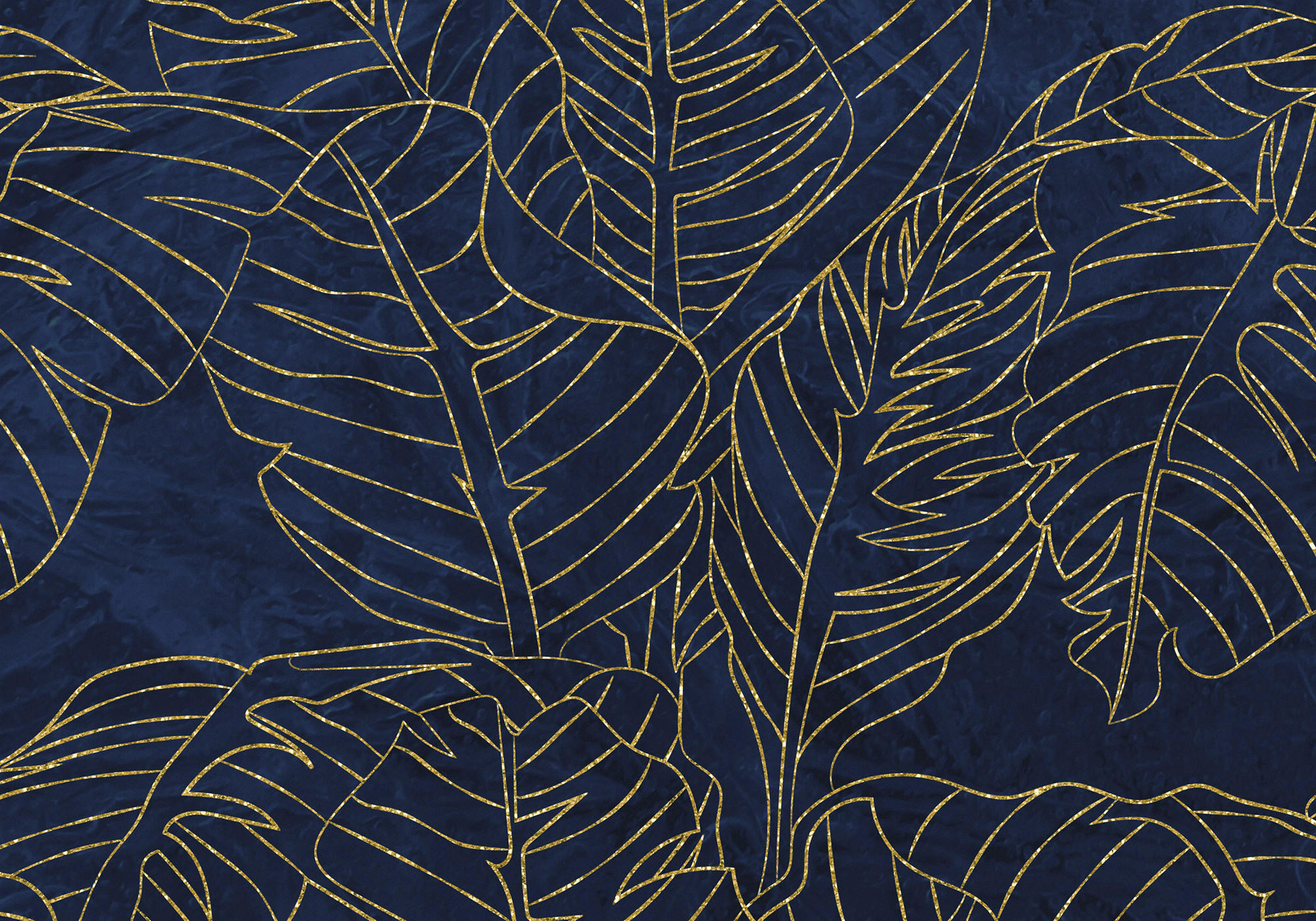 Komar Fototapete Feuille d'Or B/L: ca. 200x280 cm Feuille d'Or - (200,00/280,00cm) - Komar