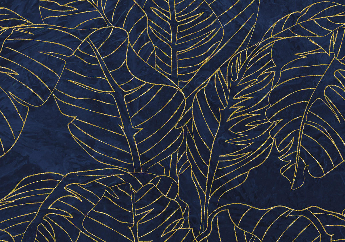Komar Fototapete Feuille d'Or B/L: ca. 200x280 cm Feuille d'Or - (200,00/280,00cm) - Komar