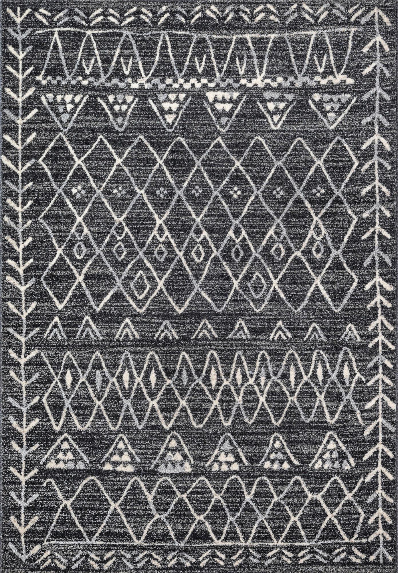 Sanat Teppich schwarz B/L: ca. 230x160 cm Teppich_Boho_8200_160x230 - schwarz (230,00/160,00cm) - Sanat