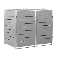 VidaXL Mülltonnenbox grau Mülltonnenbox - grau - VidaXL