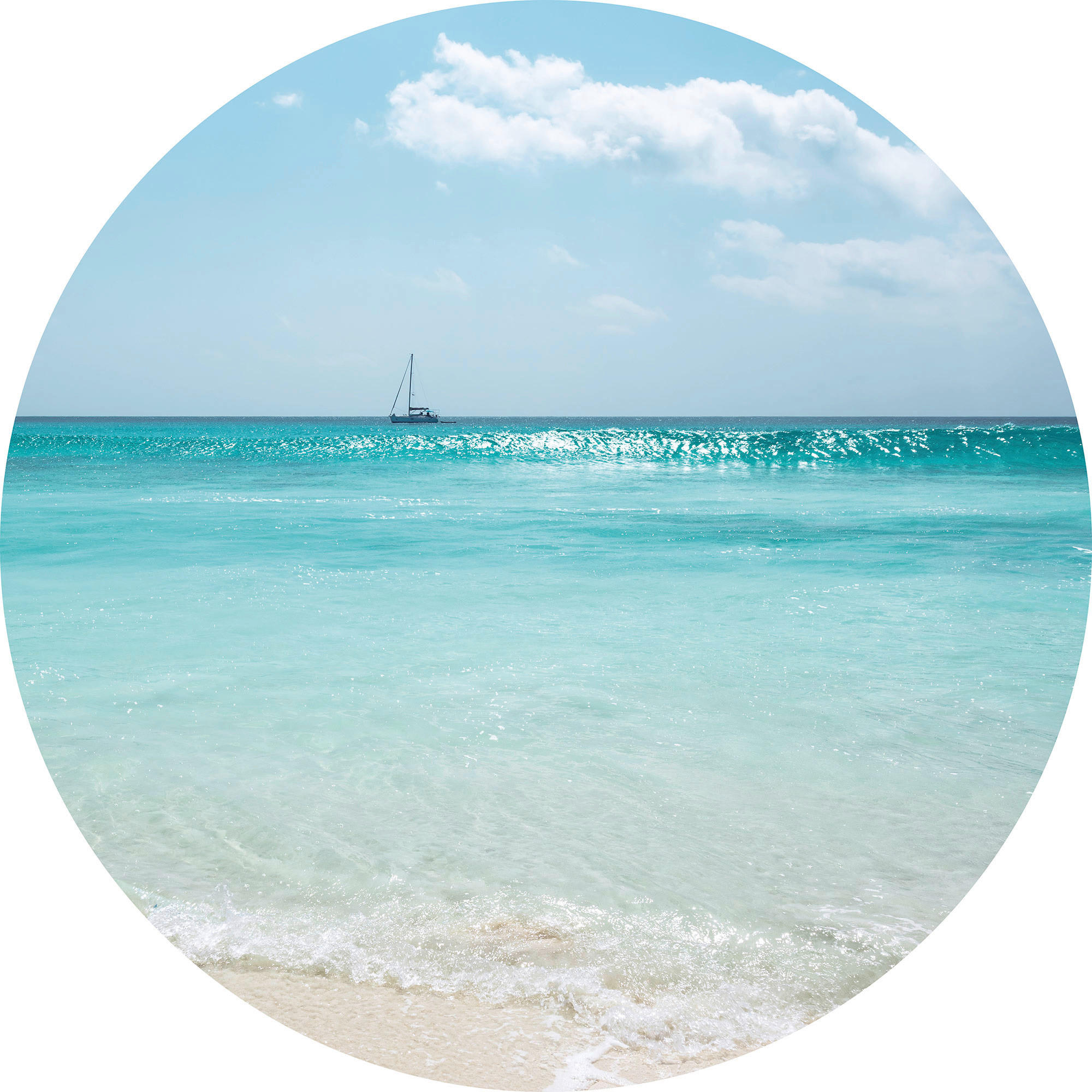 Komar Fototapete Lagoon D: ca. 125 cm Lagoon - (125,00cm) - Komar