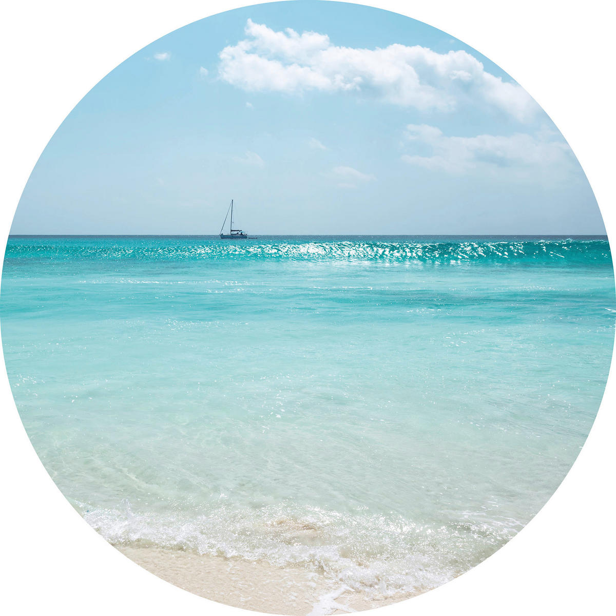 Komar Fototapete Lagoon D: ca. 125 cm Lagoon - (125,00cm) - Komar
