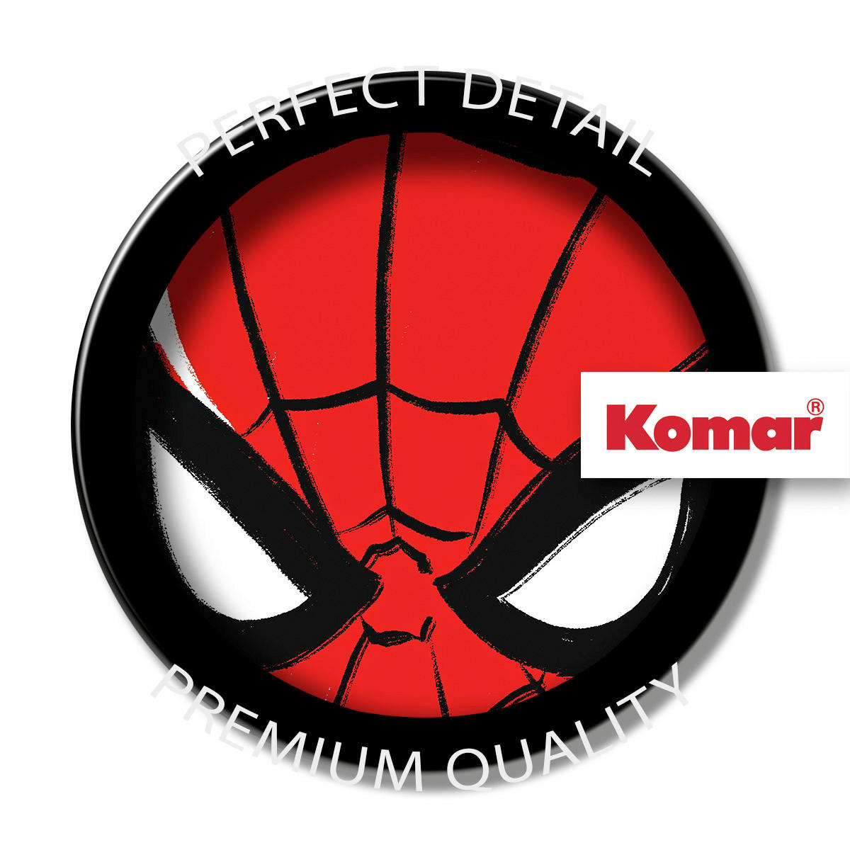 Komar Wandtattoo Spider Man Headshot  Spider Man Headshot B/L: ca. 125x125 cm Spider Man Headshot - (125,00/125,00cm) - Komar