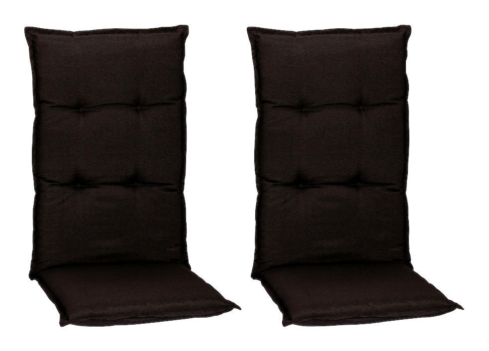 Beo Saumauflage für Hochlehner Trier grau Polyester-Mischgewebe B/H/S: ca. 46x118x8 cm 2er Set Trier - grau (46,00/118,00cm) - Beo