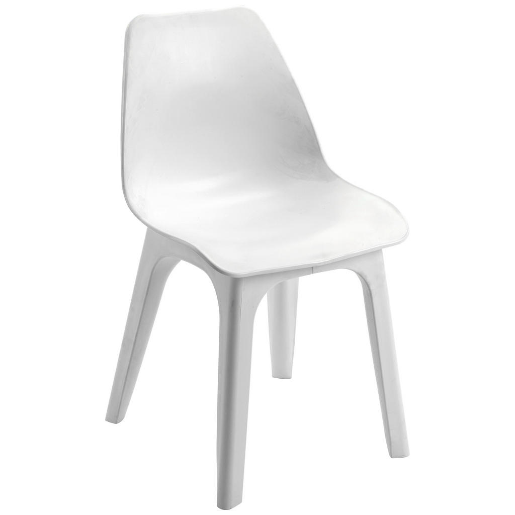 Thumbnail - ProGarden Sessel EOLO 2er-Set weiß Polypropylen B/H: ca. 45x81 cm