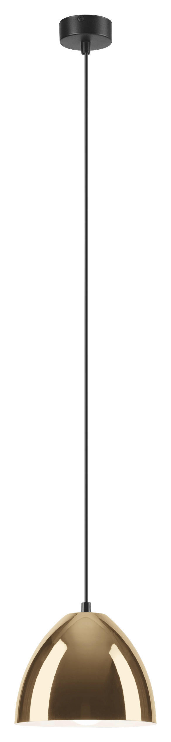 Lamkur Pendelleuchte MIA 40479 gold Stahl H/L: ca. 105x19 cm E27 1 Brennstellen Mia - gold (19,00cm) - Lamkur