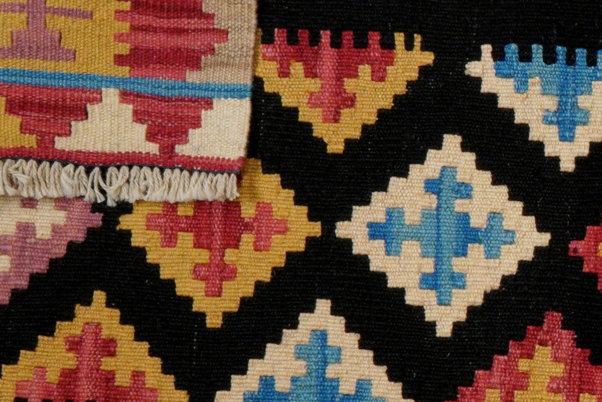 PersaTepp Teppich Kelim Gashgai multicolor B/L: ca. 84x123 cm Kelim Gashgai - multicolor (84,00/123,00cm) - PersaTepp