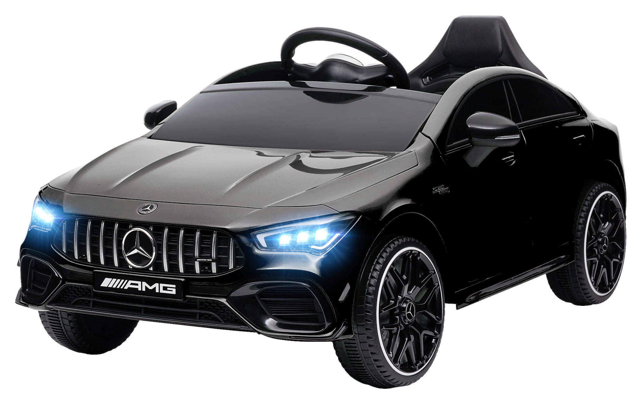 AIYAPLAY Kinder-Elektroauto schwarz B/H/L: ca. 61x45x110 cm Kinder-Elektroauto - schwarz (110,00/61,00/45,00cm) - AIYAPLAY
