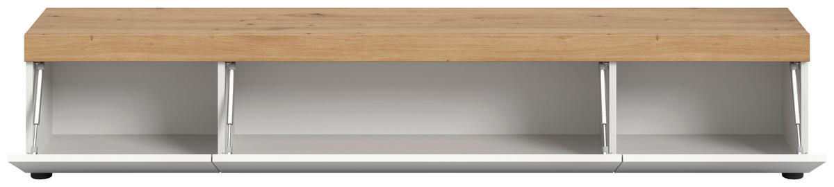 Lowboard RUDA Artisan Oak Nachbildung weiß B/H/T: ca. 180x34x33 cm RUDA - weiß (180,00/34,00/33,00cm) - xonox.home