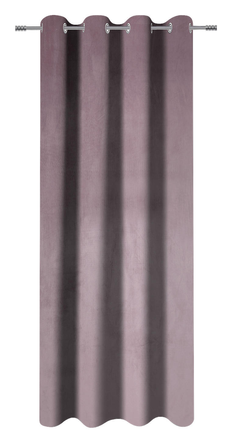 Ösenvorhang mauve B/L: ca. 135x245 cm Ösenvorhang_Samt - mauve (135,00/245,00cm)