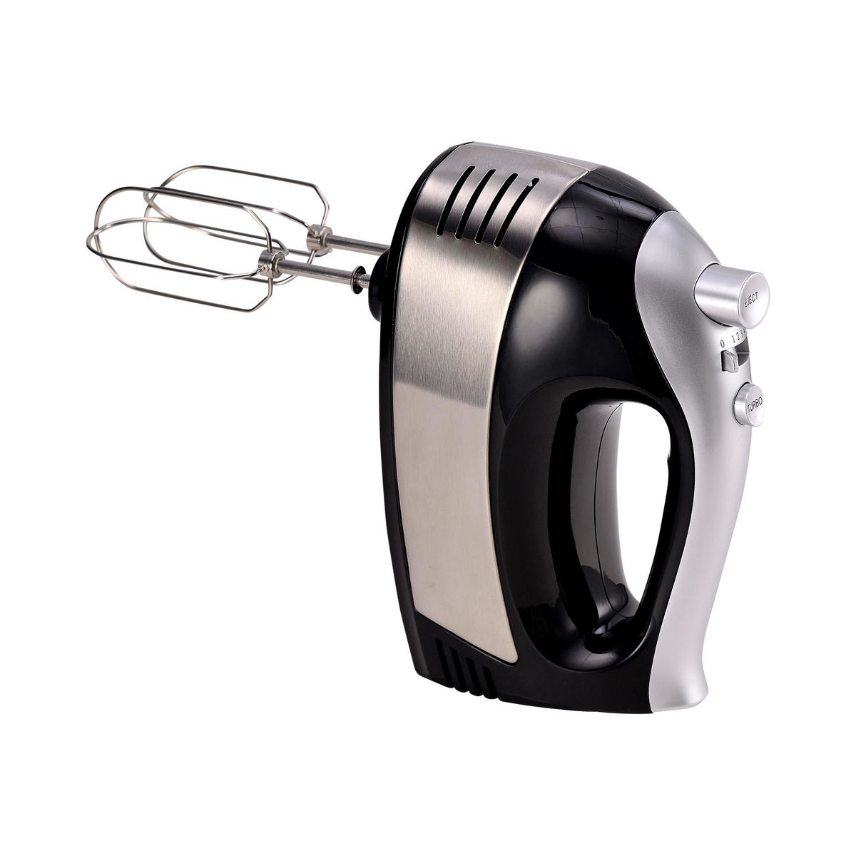 SWISS HOME Stabmixer schwarz silber Edelstahl B/H/L: ca. 11x15,5x21,5 cm PETIT - schwarz/silber (21,50/11,00/15,50cm) - SWISS HOME