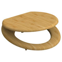 WC-Sitz NATURAL BAMBOO natur Bambus B/H/T: ca. 37,2x5,5x42,5 cm NATURAL BAMBOO - natur (37,20/5,50/42,50cm) - Schütte