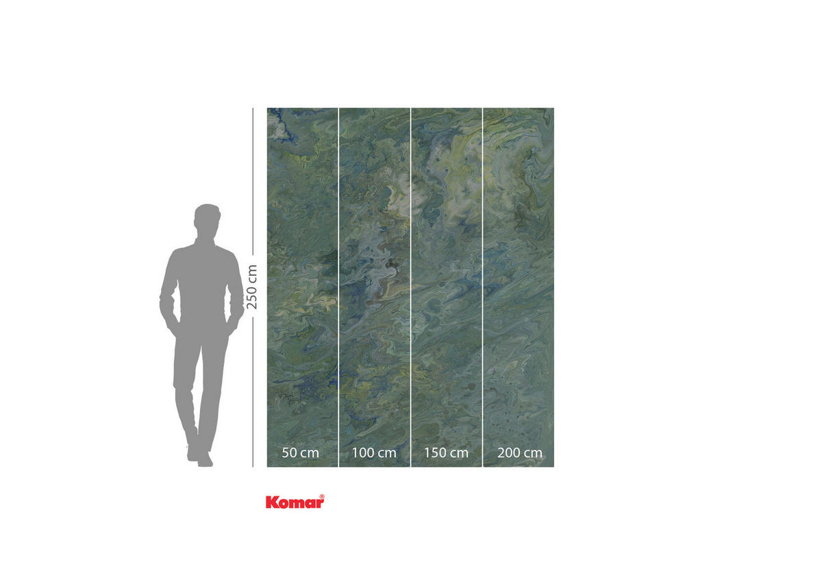 Komar Fototapete Flow Reflection B/L: ca. 200x250 cm Flow Reflection - (200,00/250,00cm) - Komar