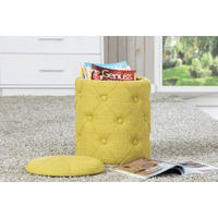 Inter Link Hocker Yapak gelb MDF B/H/T: ca. 34x40x34 cm Yapak - gelb (34,00/40,00/34,00cm) - Inter Link