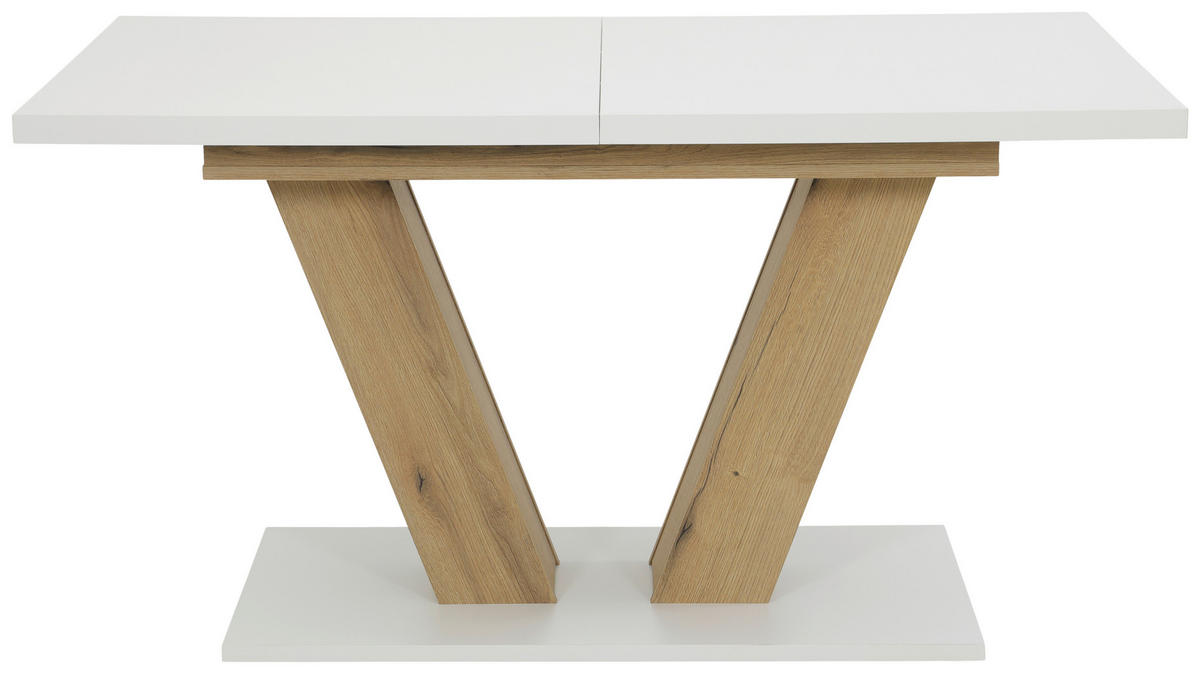 Esstisch Hamm weiß Eiche B/H/T: ca. 180x76x90 cm Hamm - Eiche/weiß (180,00/76,00/90,00cm) - Hela