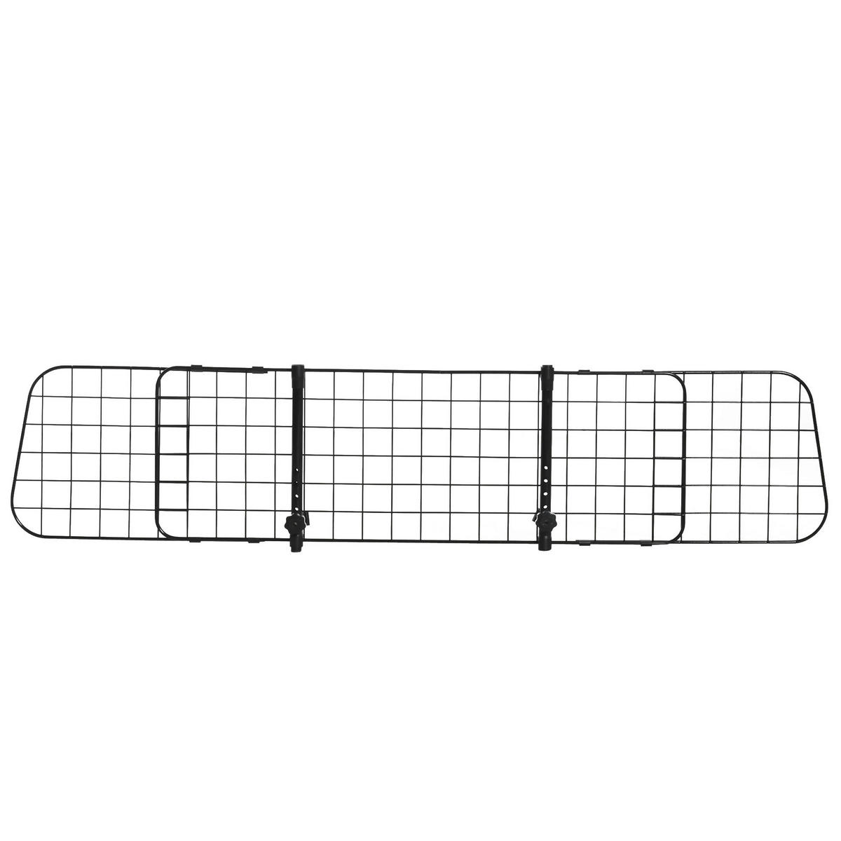 PawHut Hunde-Schutzgitter schwarz Kunststoff B/H/L: ca. 0,6x152x30 cm Auto_Hundeschutzgitter - schwarz (30,00/0,60/152,00cm) - PawHut