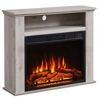 Balderia Elektrischer-Kamin Frida grau B/H/T: ca. 78,3x64,7x23 cm ca. 2 W Elektrischer_Kamin_Frida - grau (78,30/64,70/23,00cm) - Balderia