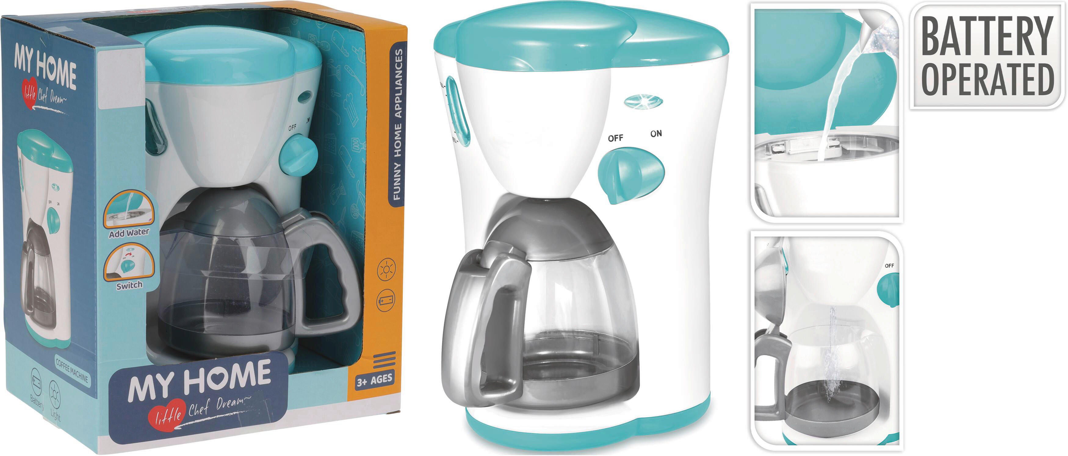 Thumbnail - Spielzeug Kaffeemaschine B/H/L: ca. 20,5x14,5x24 cm