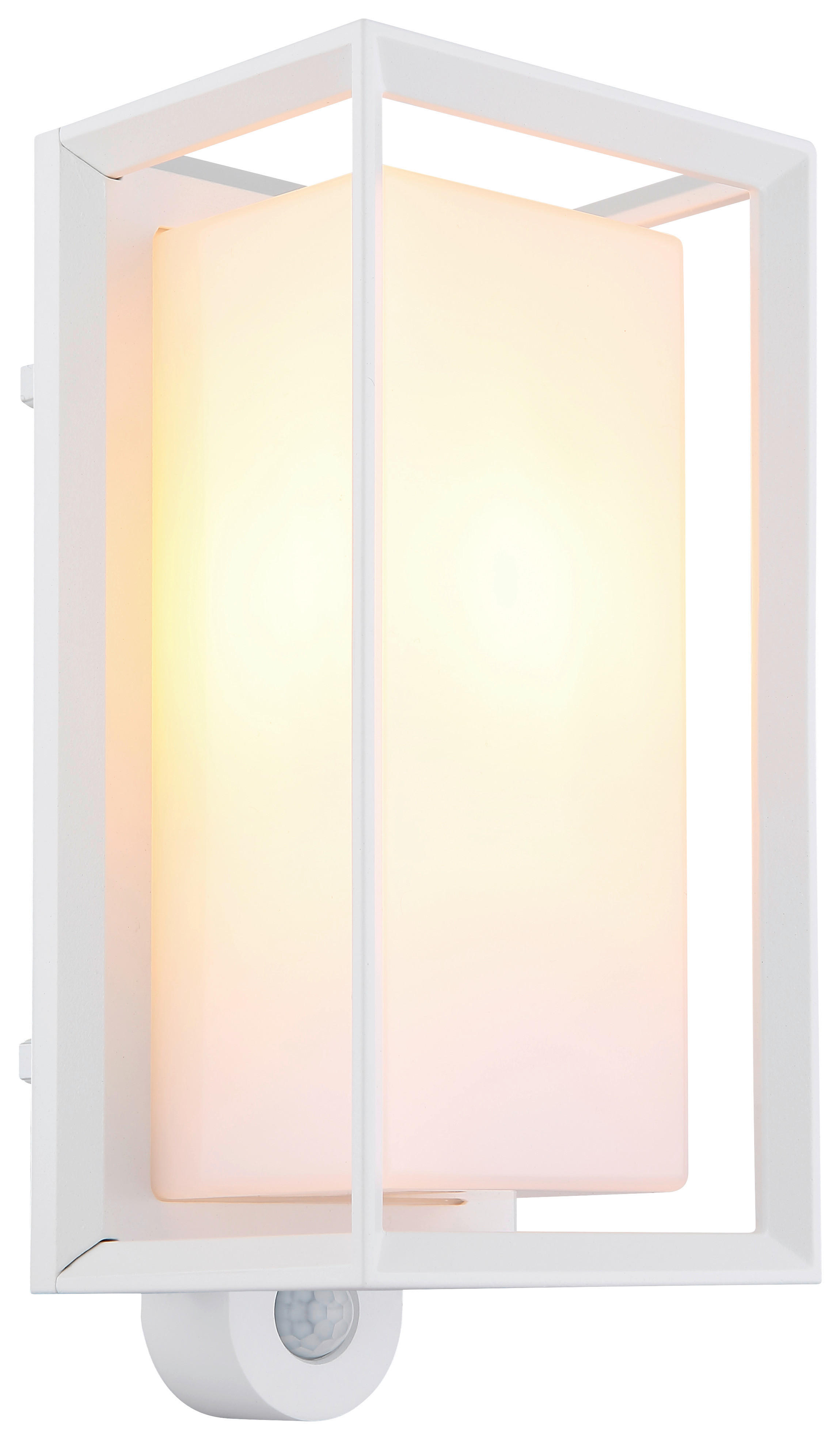 Außenleuchte weiß B/H/T: ca. 13x28x12,2 cm LOGANA - weiß (13,00/28,00/12,20cm) - GLOBO