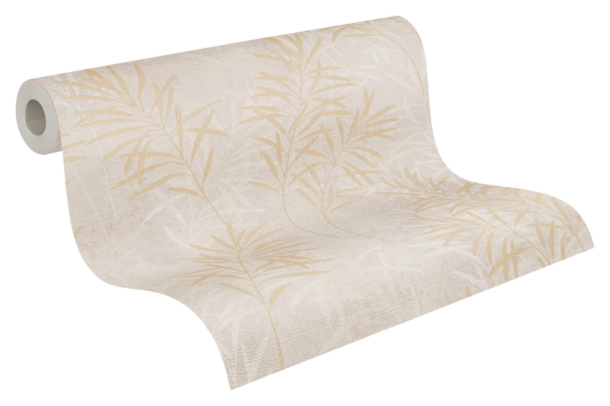 A.S.Creation Vliestapete grau gold B/H/D: ca. 53x1005x8,5 cm Vliestapete - gold/grau (8,50/1005,00cm) - A.S.Creation