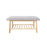 Schuhbank Skandi Bambus B/H/T: ca. 90x45x34 cm Skandi - (90,00/45,00/34,00cm)