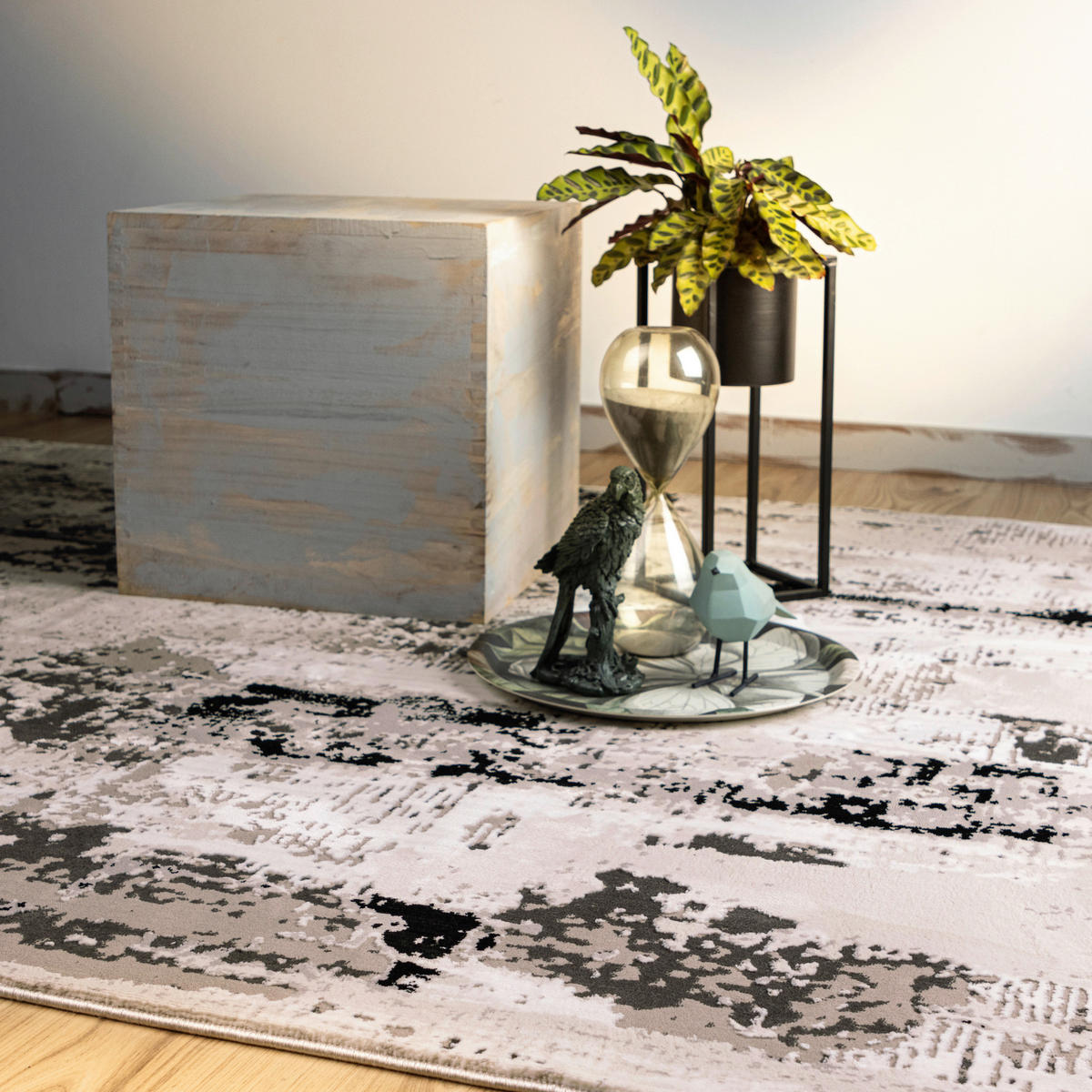 Obsession Teppich My Phoenix grau B/L: ca. 140x200 cm My Phoenix - grau (140,00/200,00cm) - Obsession
