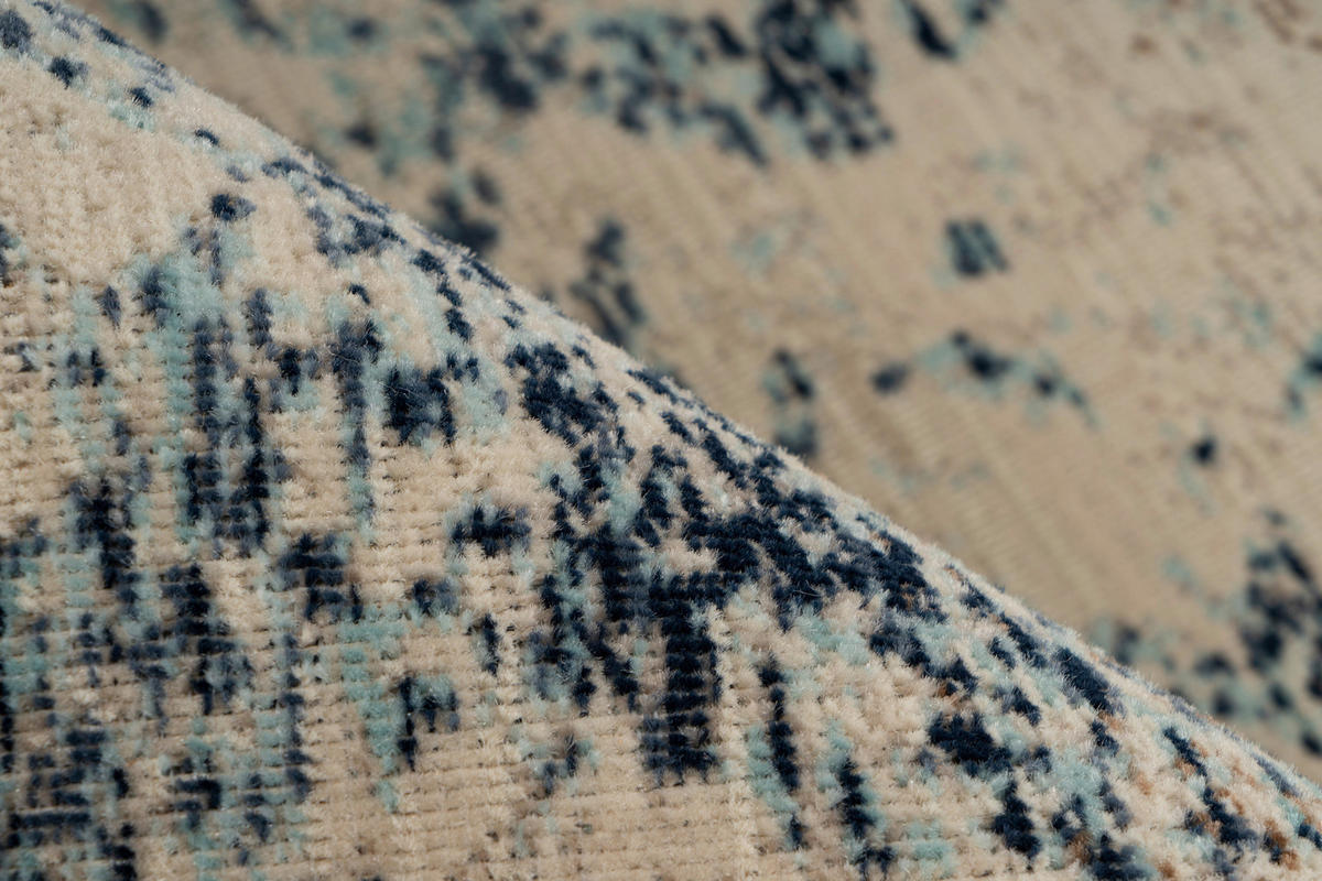 360Living Teppich Charu blau B/L: ca. 120x170 cm Charu - blau (120,00/170,00cm) - 360Living