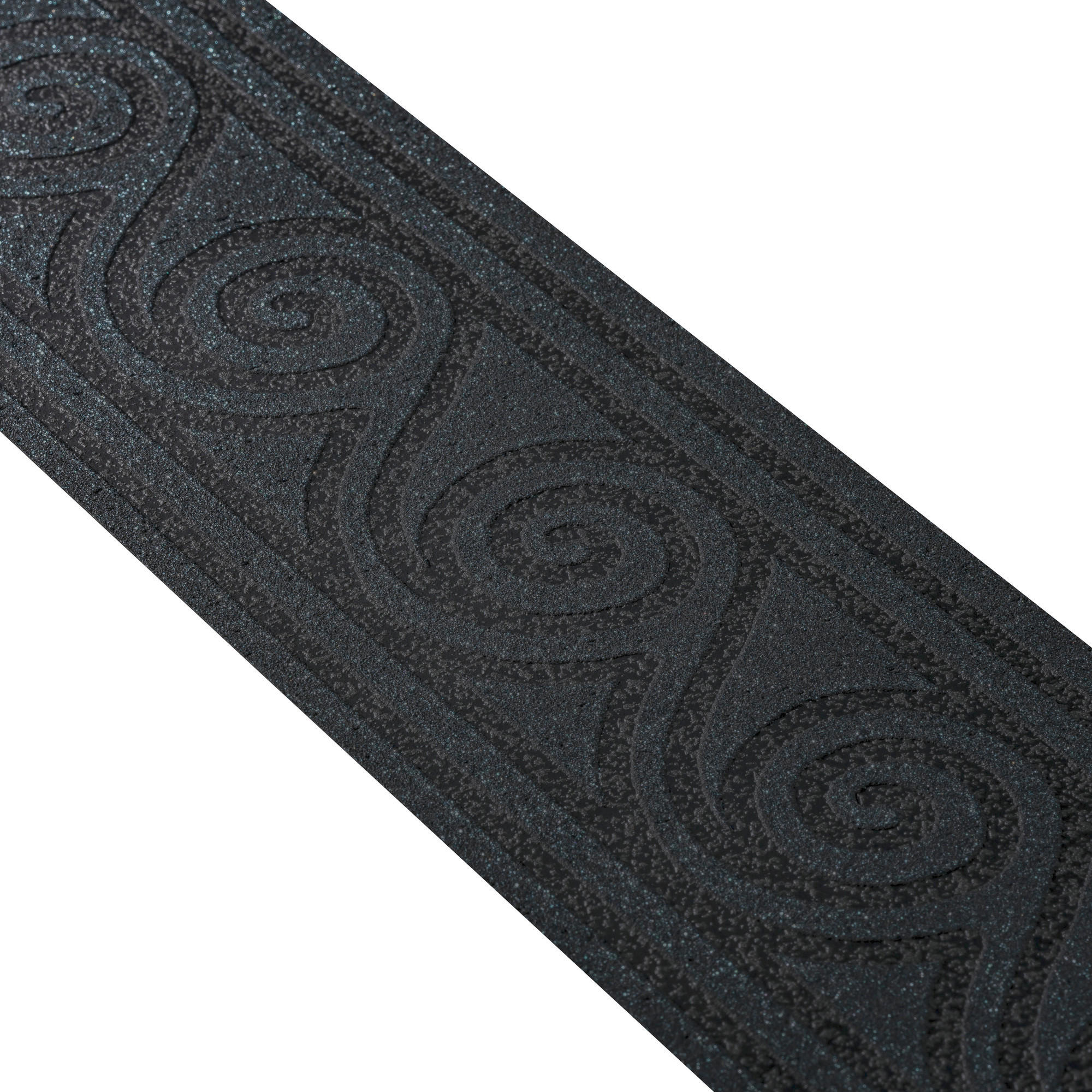 Borte Grafik schwarz B/L: ca. 8x500 cm glitzernd Borte_3840-41 selbstklebend - schwarz (8,00/500,00cm)
