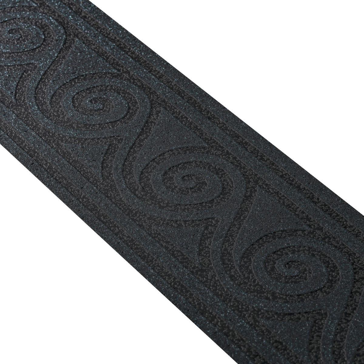 Borte Grafik schwarz B/L: ca. 8x500 cm glitzernd Borte_3840-41 selbstklebend - schwarz (8,00/500,00cm)