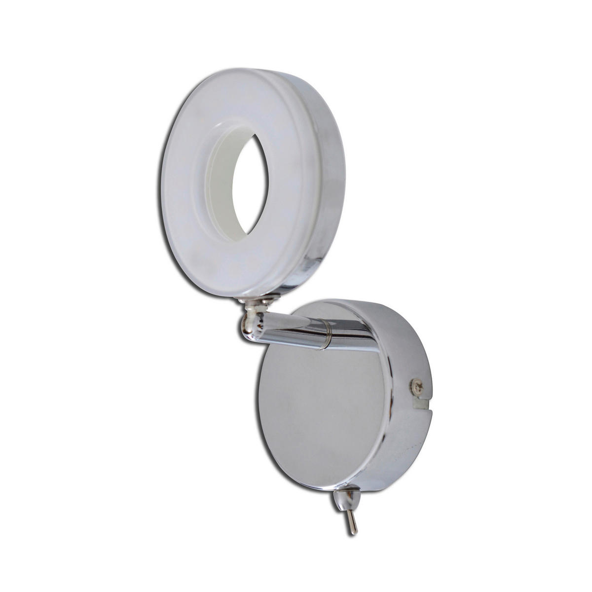Näve Leuchten LED-Spot Chrom Kunststoff Metall B/H/T: ca. 9x15x9 cm 1 Brennstellen LED-Spot 1flg. - Chrom (9,00/15,00/9,00cm) - Näve Leuchten