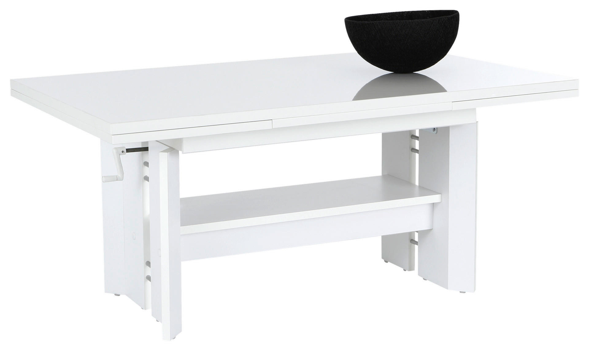 Hela Couchtisch DARIO weiß Holzwerkstoff B/H/T: ca. 110x50x68 cm DARIO - weiß (110,00/50,00/68,00cm) - Hela