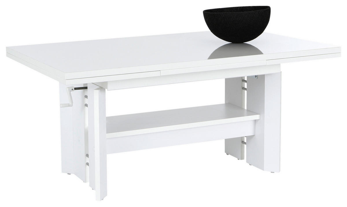 Hela Couchtisch DARIO weiß Holzwerkstoff B/H/T: ca. 110x50x68 cm DARIO - weiß (110,00/50,00/68,00cm) - Hela