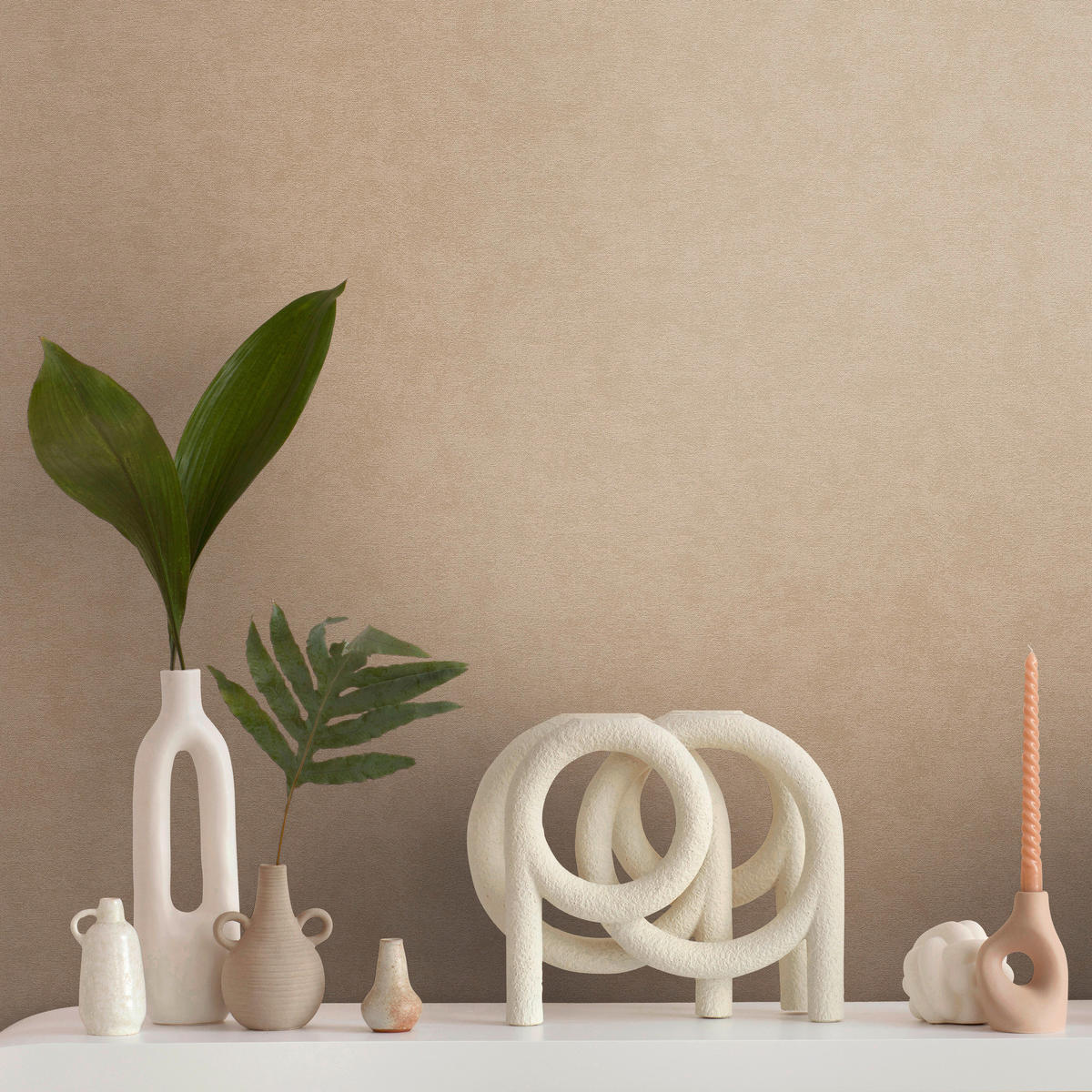 A.S.Creation Vliestapete beige B/H/D: ca. 53x1005x10,7 cm Vliestapete - beige (10,70/1005,00cm) - A.S.Creation