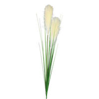 Deko-Pflanze creme Kunststoff B/H/L: ca. 5x107x5 cm Pampas-Graswedel - creme/grün (5,00/5,00/107,00cm)