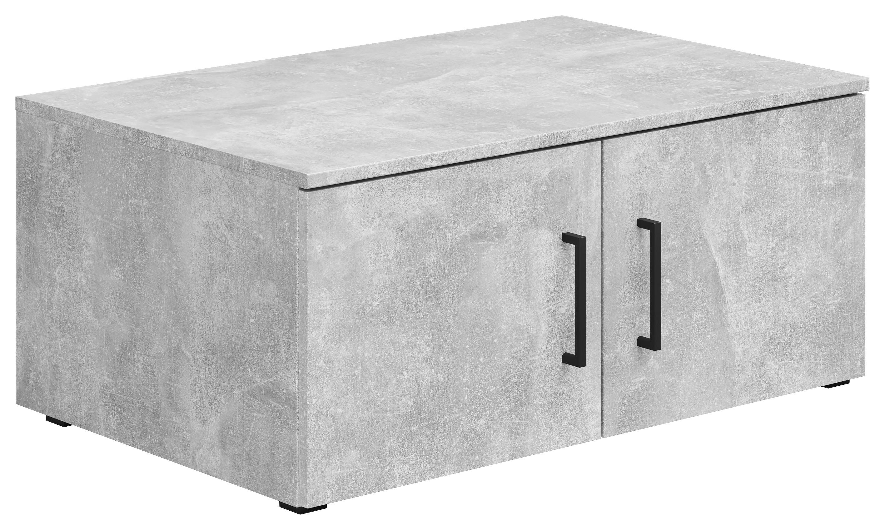 Aufsatz Multi-Stauraum Typ 50 Beton Optik B/H/T: ca. 80x35x52 cm Multi-Stauraum Typ 50 - Beton (80,00/35,00/52,00cm)