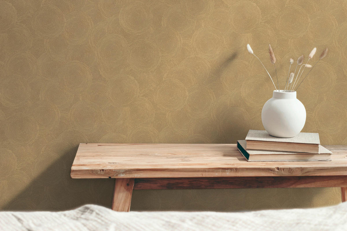 A.S.Création Vliestapete gelb braun B/H/D: ca. 53x1005x8,8 cm Vliestapete - braun/gelb (8,80/1005,00cm) - A.S.Creation