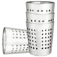 POCOline Besteckhalter silber Edelstahl H/D: ca. 14x9,5 cm Besteckhalter - silber (9,50/14,00cm) - POCOline