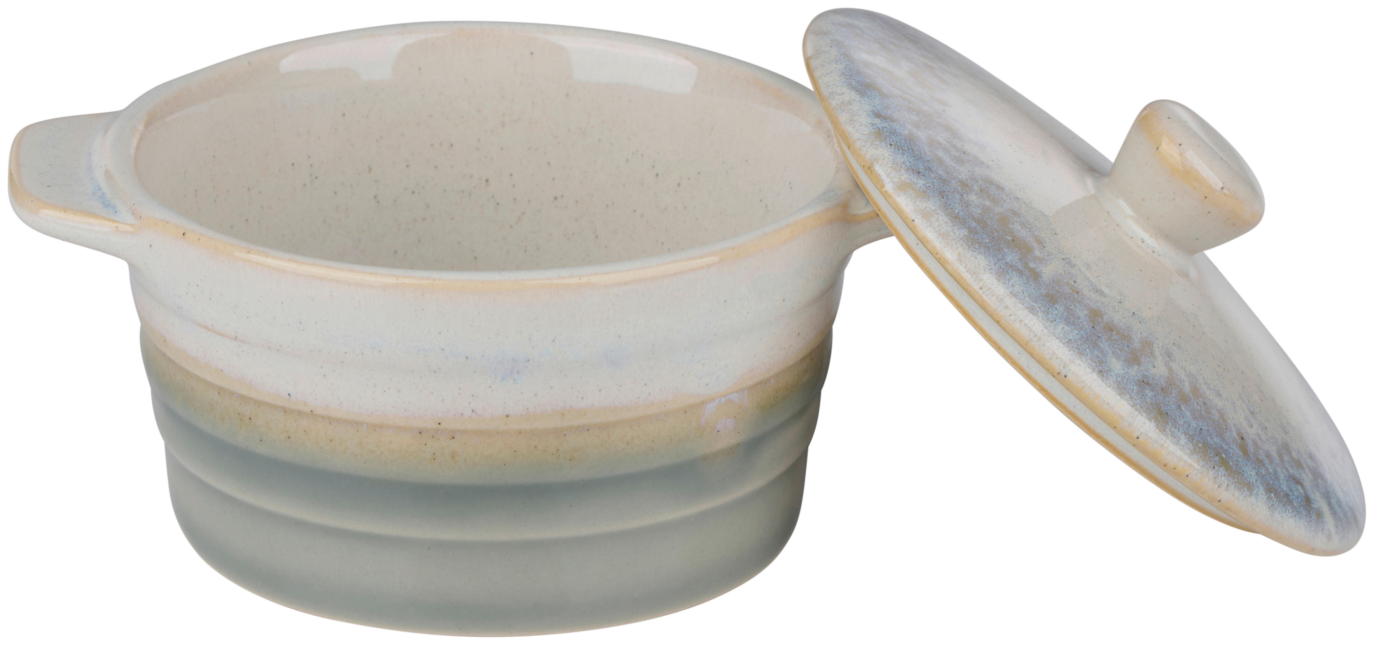 Thumbnail - alpina Mini-Kasserolle grau Steinzeug B/H/L: ca. 10x85x13 cm