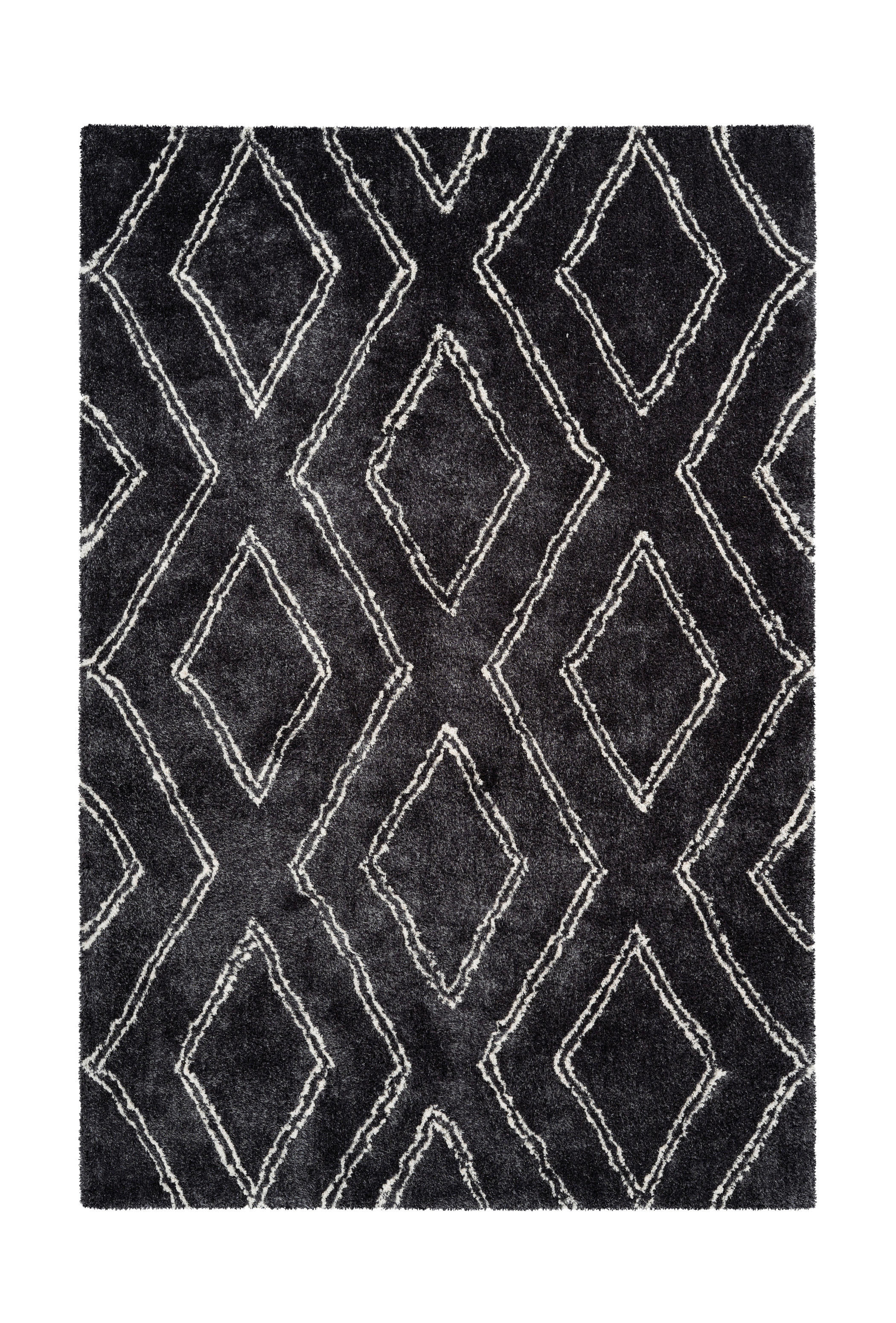 360Living Teppich anthrazit B/L: ca. 80x150 cm Teppich_Orlando 200 80 x 150cm - anthrazit (80,00/150,00cm) - 360Living