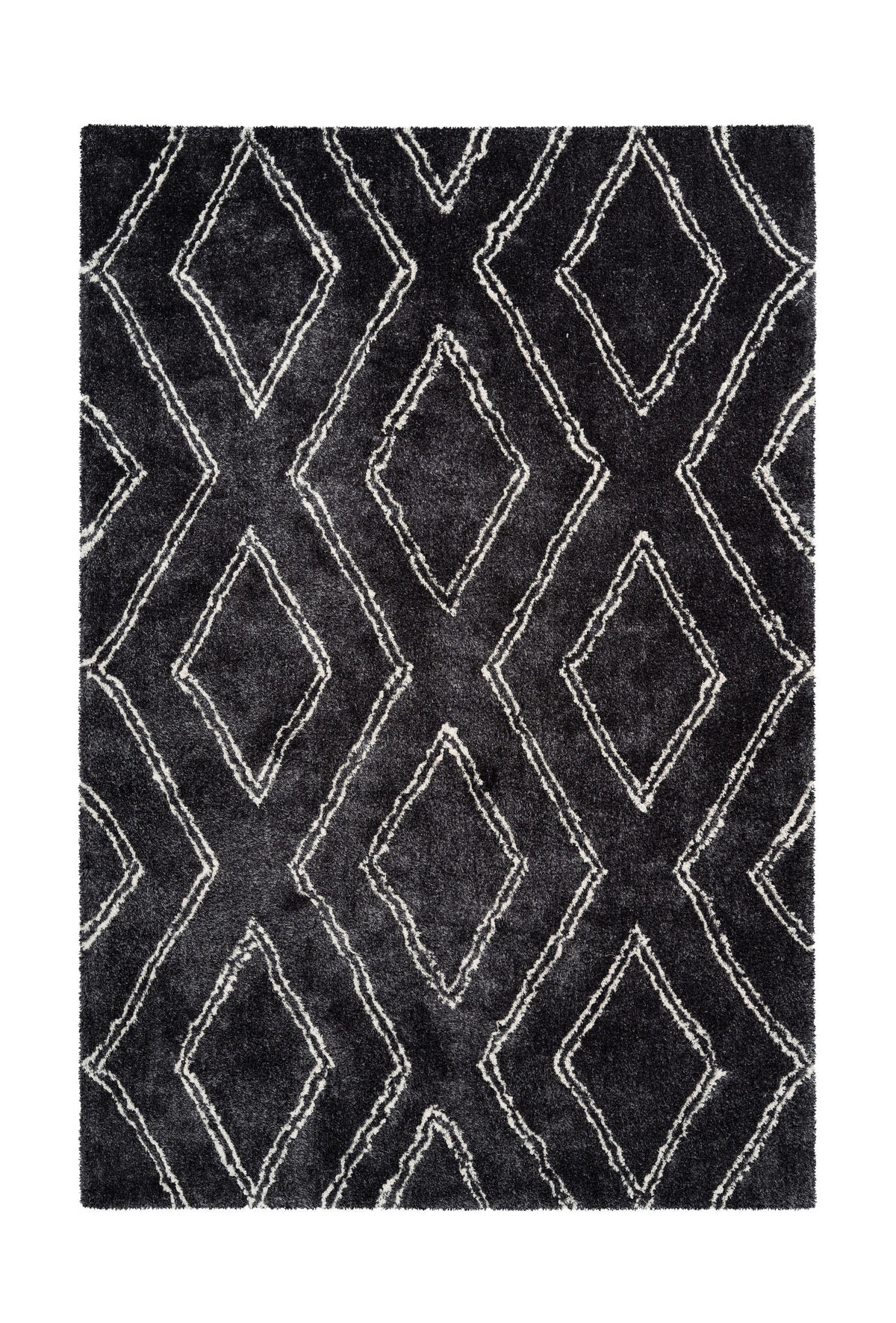 360Living Teppich anthrazit B/L: ca. 80x150 cm Teppich_Orlando 200 80 x 150cm - anthrazit (80,00/150,00cm) - 360Living