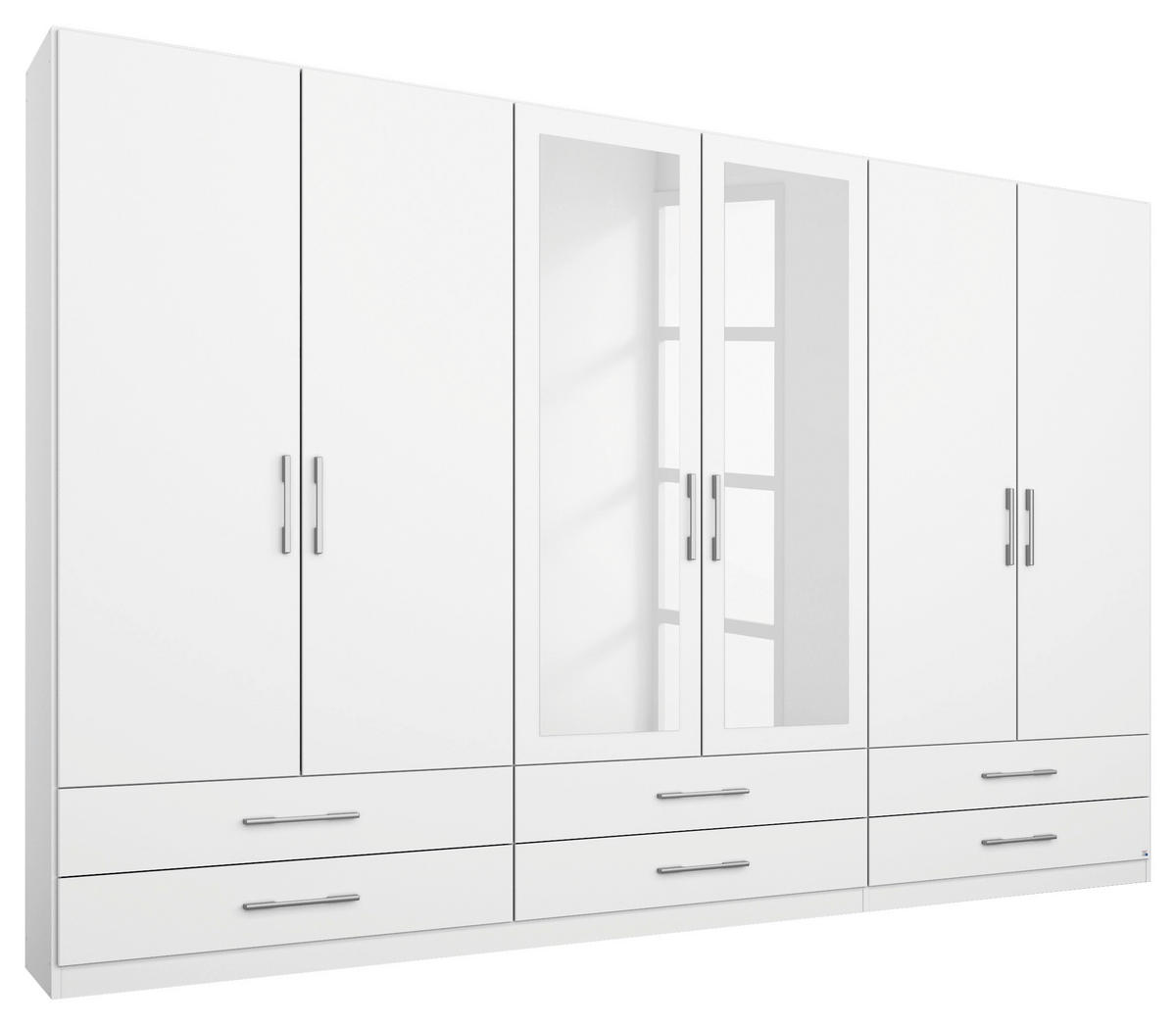Kleiderschrank Hersbruck Alpinweiß B/H/T: ca. 271x210x54 cm Hersbruck - Alpinweiß (271,00/210,00/54,00cm)