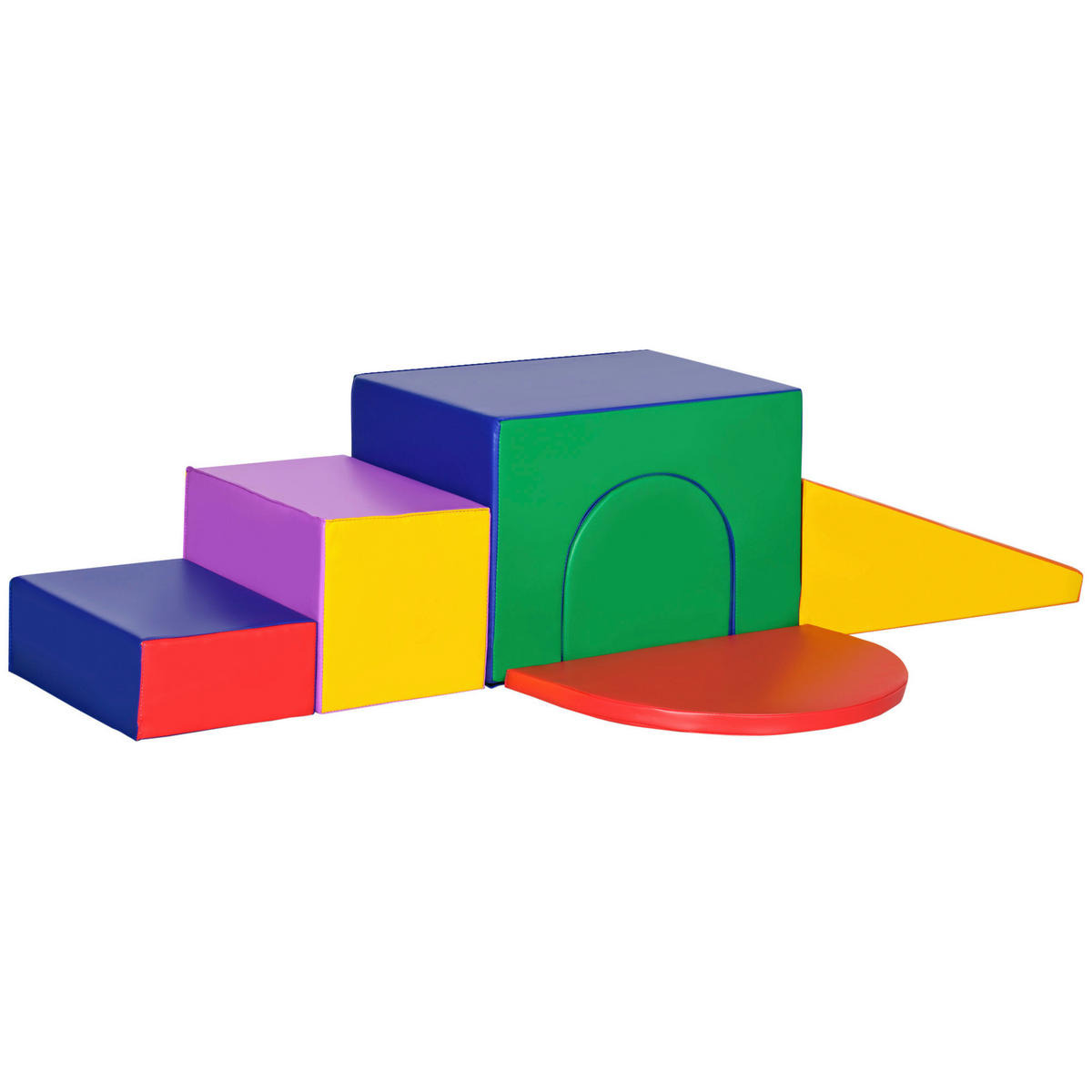 HOMCOM Bausteinset B/H/L: ca. 130x40x170 cm Bausteinset - multicolor (170,00/130,00/40,00cm) - HOMCOM