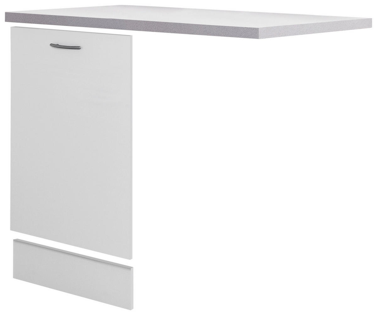Flex-Well Geschirrspüler- Frontset Wito weiß B/H/T: ca. 110x85x60 cm Wito - weiß/Edelstahl (110,00/85,00/60,00cm) - Flex-Well