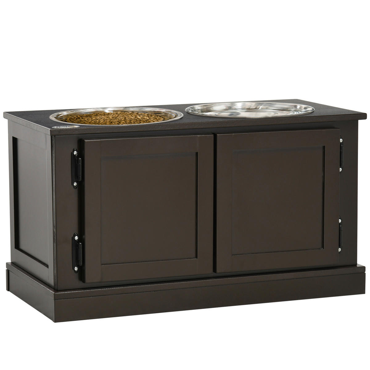 PawHut Hundenapf kaffee MDF B/H/L: ca. 30x34x60 cm Hundenapf - kaffee (60,00/30,00/34,00cm) - PawHut