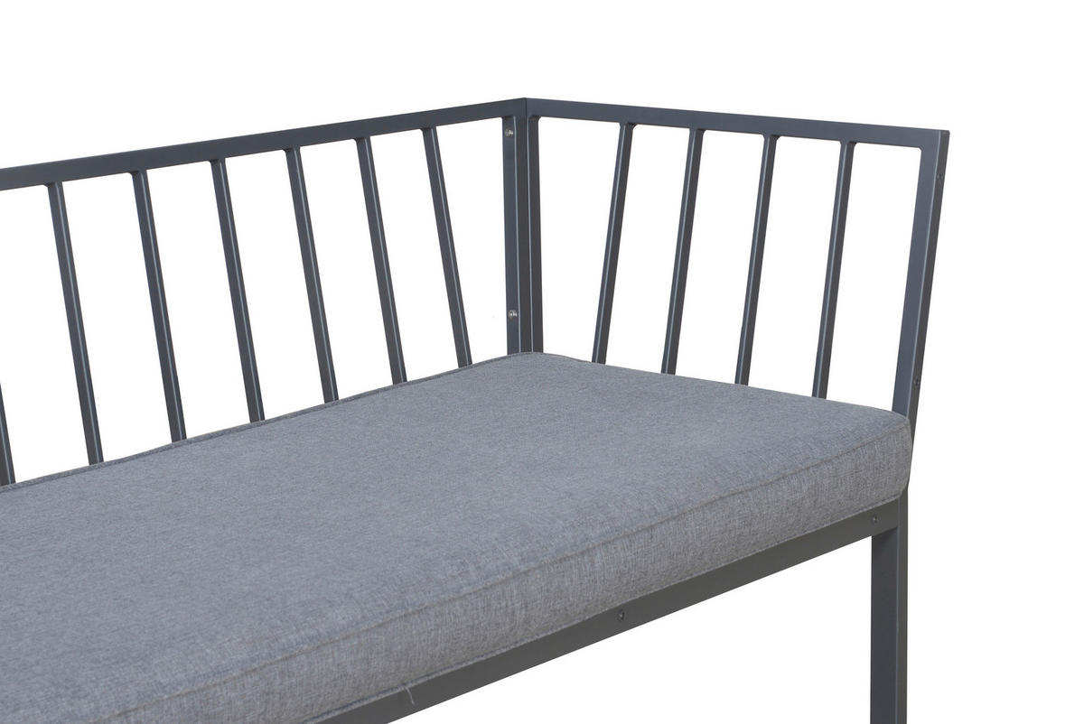 Loungeset grau Alu Loungeset_Rhodos_5tlg. - grau