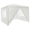 VCM Pavillon weiß Polyester-Mischgewebe B/H/L: ca. 300x187x300 cm Pavillon - weiß (300,00/300,00/187,00cm) - VCM