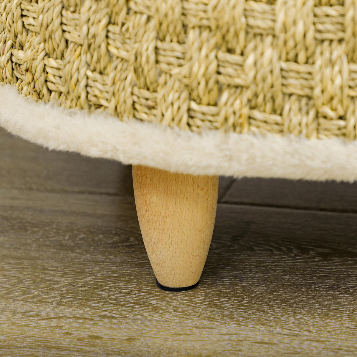 PawHut Haustierbett khaki Spanplatte B/H/L: ca. 48x24,5x48 cm Haustierbett - beige/khaki (48,00/48,00/24,50cm) - PawHut