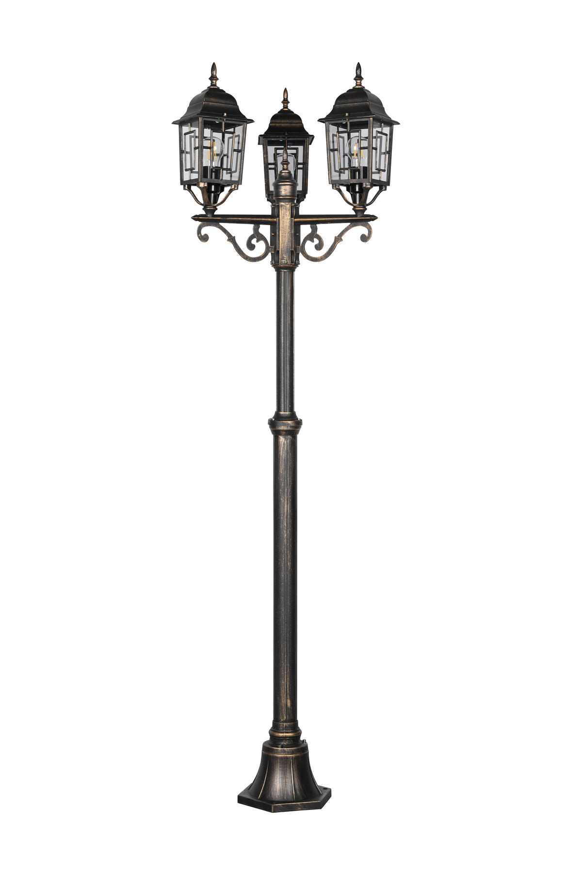 Wegeleuchte Volturno 405960328 rostfarbig H/D: ca. 200x59 cm Volturno - rostfarbig (59,00/200,00cm) - Trio