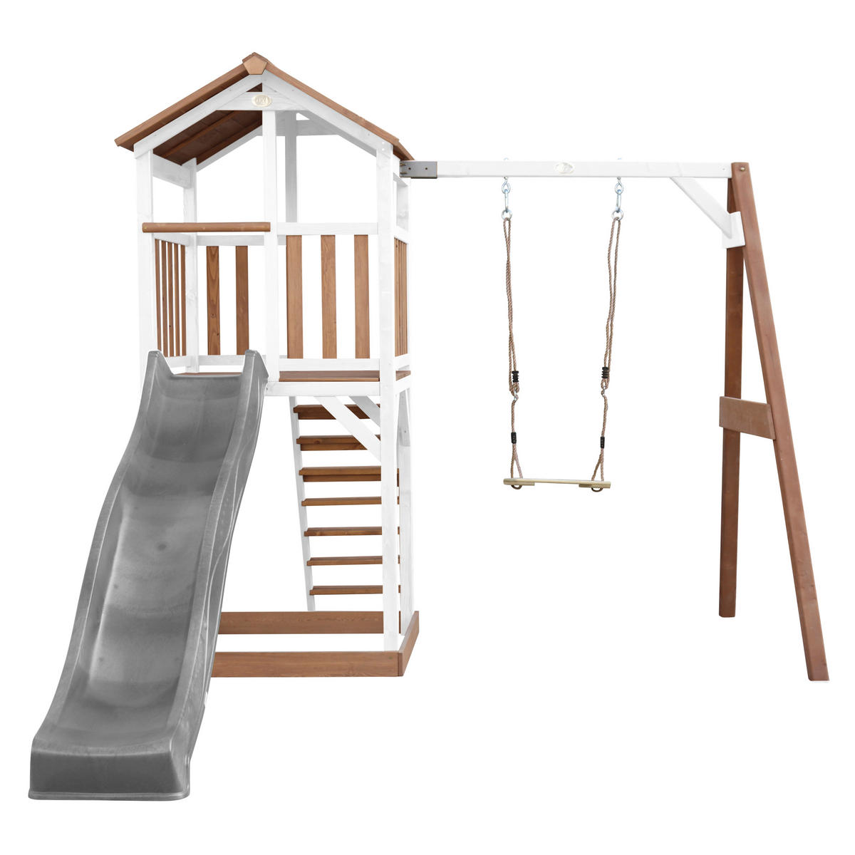 AXI Spielturm Beach Tower braun B/H/L: ca. 284x242x349 cm Beach Tower - braun/weiß (349,00/284,00/242,00cm) - AXI